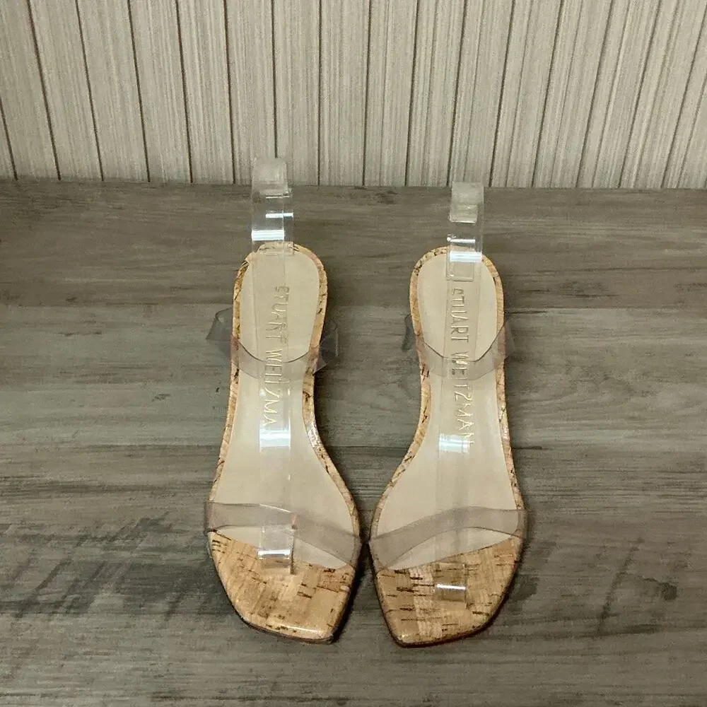 Stuart Weitzman Women’s Aleena 50 Wedge Slide Sandal Size 6B